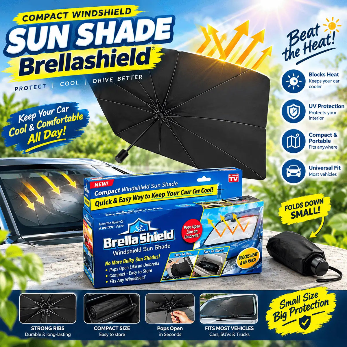 Car Windshield Sun Shade