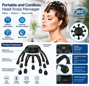360° Ultra Head Massager
