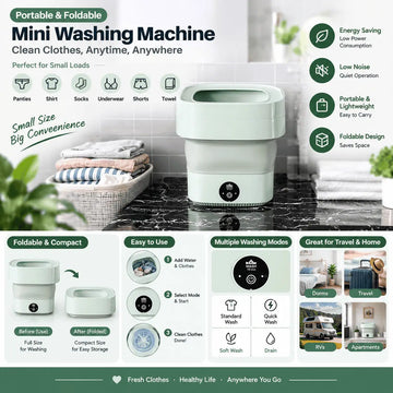 Foldable Mini Laundry Machine