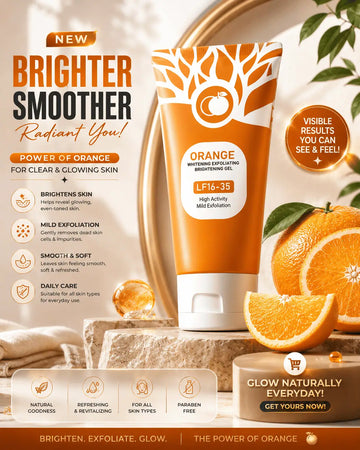 Orange Exfoliating Gel for Face & Body